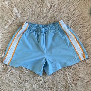 Nike Women's Light Blue Athletic Shorts